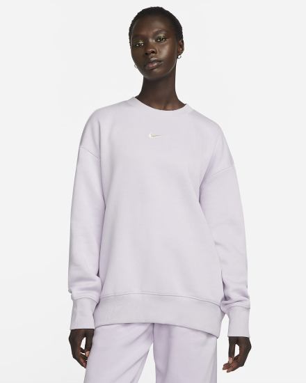Sudaderas Nike Sportswear Phoenix Fleece Oversized Crewneck Mujer Moradas | IMETW-9326