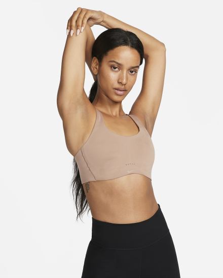 Sujetadores Deportivos Nike Dri-FIT Alate Coverage Light-Support Acolchado Mujer Blancas | MSEOT-2895