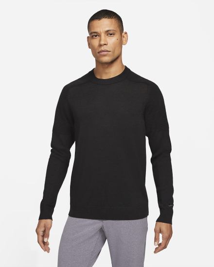 Suéteres Nike Tiger Woods Knit Golf Hombre Negras | YFVIU-0315