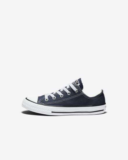 Tenis Bajas Nike Converse Chuck Taylor All Star Low Top Niño Azul Marino | OXFVD-6470