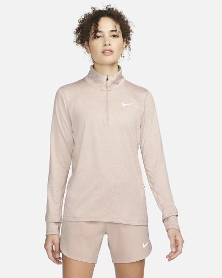 Top Running Nike Element 1/2-Zip (Plus Size) Mujer Rosas Rosas Claro | AFLJW-8602