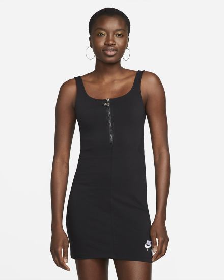 Vestido Nike Air Mujer Negras Blancas | UQZNK-8572