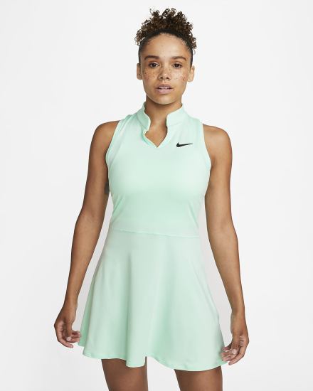 Vestido Nike Court Dri-FIT Victory Tennis Mujer Verde Menta Negras | BCIZU-5098