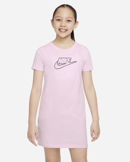 Vestido Nike Sportswear Kids Niña Rosas Verde Menta | OYUZQ-4308