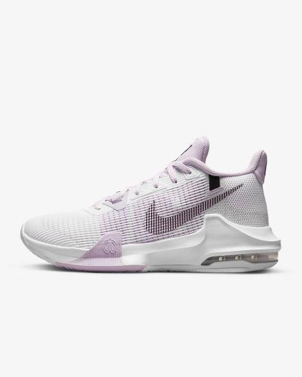 Zapatillas Baloncesto Nike Air Max Impact 3 Mujer Blancas Negras | VBQNI-6157