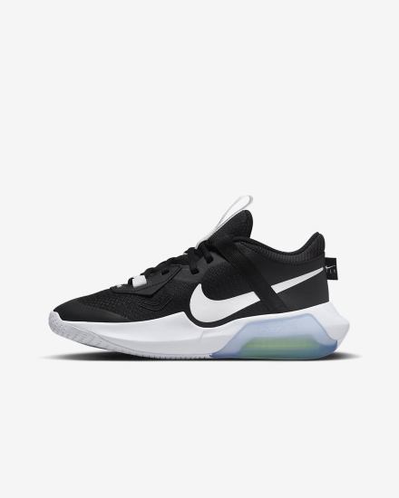 Zapatillas Baloncesto Nike Air Zoom Crossover Kids Niña Negras Blancas | IULOE-2703