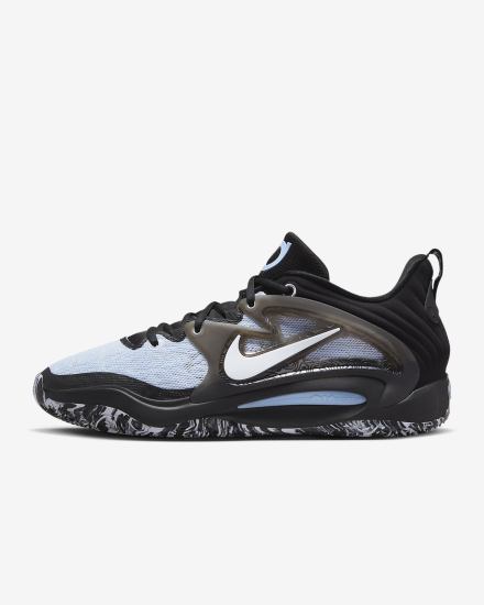 Zapatillas Baloncesto Nike KD15 Mujer Blancas Negras Azul Real Blancas | NVCLD-2743