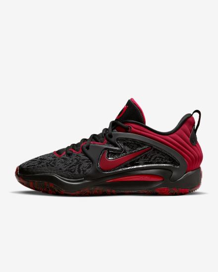 Zapatillas Baloncesto Nike KD15 Mujer Negras Rojas Claro | VMFSH-6271