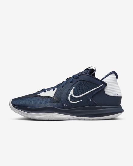 Zapatillas Baloncesto Nike Kyrie Low 5 (Team) Mujer Azul Marino Blancas | TJSDZ-9756