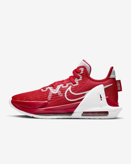 Zapatillas Baloncesto Nike LeBron Witness 6 (Team) Hombre Rojas Blancas | FLSTQ-8215