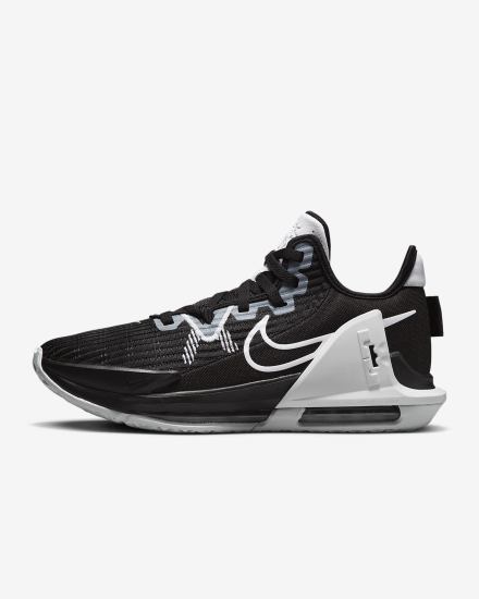 Zapatillas Baloncesto Nike LeBron Witness 6 (Team) Hombre Negras Blancas | ZVGCR-1369