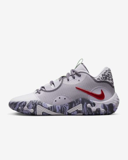 Zapatillas Baloncesto Nike PG 6 Mujer Moradas Rojas Claro | DYHOP-0758