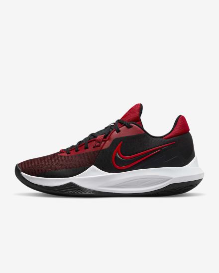 Zapatillas Baloncesto Nike Precision 6 Mujer Negras Rojas | NEDSO-8103