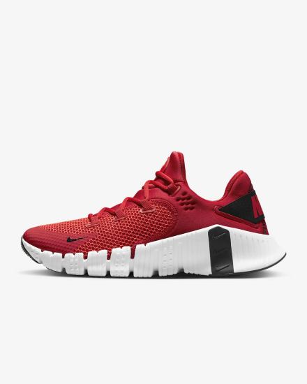 Zapatillas Deportivos Nike Free Metcon 4 Mujer Rojas Blancas Negras | KUJQW-3921