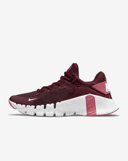 Zapatillas Deportivos Nike Free Metcon 4 Mujer Rosas Negras Blancas | NYPIG-6572