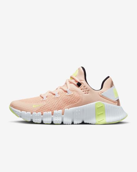 Zapatillas Deportivos Nike Free Metcon 4 Mujer Naranjas Gris Moradas Verde | ZORHF-4865