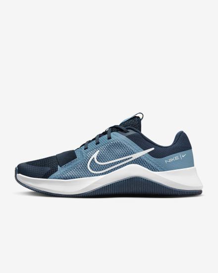 Zapatillas Deportivos Nike MC Trainer 2 Hombre Azul Marino Blancas Verde | MXCBH-4812