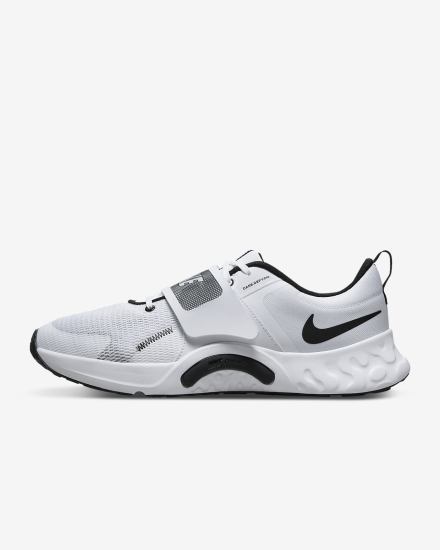 Zapatillas Deportivos Nike Renew Retaliation 4 Hombre Blancas Negras | XQVDU-0783