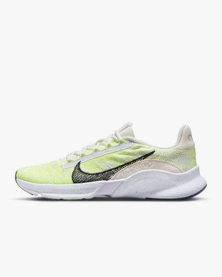Zapatillas Deportivos Nike SuperRep Go 3 Flyknit Next Nature Mujer Blancas Gris Oscuro | OSERP-1438