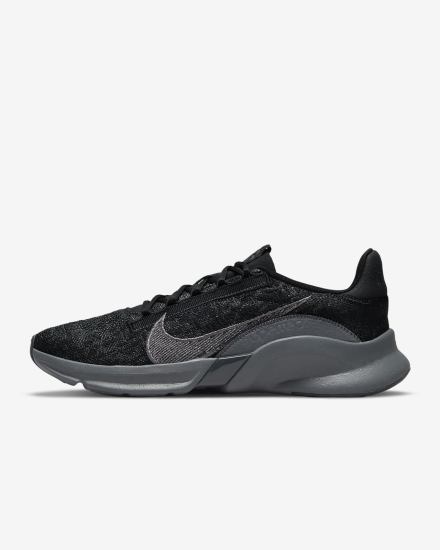 Zapatillas Deportivos Nike SuperRep Go 3 Next Nature Flyknit Hombre Negras Gris Gris Oscuro | SWGHX-8063