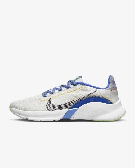 Zapatillas Deportivos Nike SuperRep Go 3 Flyknit Next Nature Mujer Azules Verde Negras | TGYWC-9865