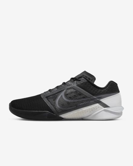 Zapatillas Deportivos Nike Zoom Metcon Turbo 2 Hombre Negras Blancas Metal Gris | FXCMV-9412
