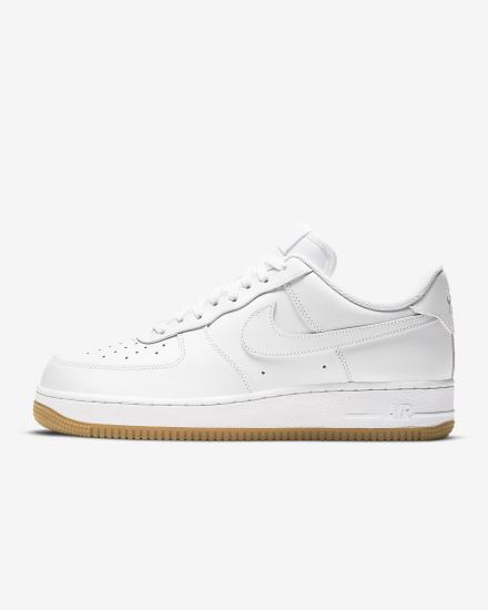 Zapatillas Nike Air Force 1 '07 Hombre Blancas Marrones Claro Blancas | LOKXC-0584