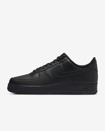 Zapatillas Nike Air Force 1 '07 Hombre Negras | POBMG-2176