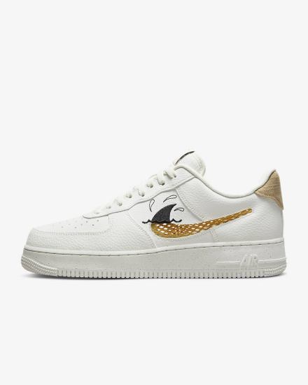 Zapatillas Nike Air Force 1 '07 LV8 Next Nature Hombre Negras Marrones Doradas | DVKLJ-5174