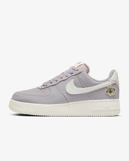 Zapatillas Nike Air Force 1 '07 SE Mujer Gris Rosas Negras Blancas | DOGTU-9348