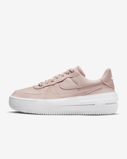 Zapatillas Nike Air Force 1 PLT.AF.ORM Mujer Rosas Blancas Rosas Claro | TOXUZ-0371