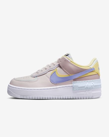 Zapatillas Nike Air Force 1 Shadow Mujer Rosas Claro Limón Azules | BCNRJ-2349