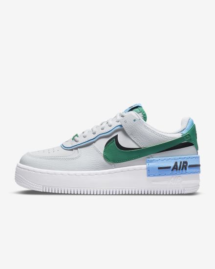 Zapatillas Nike Air Force 1 Shadow Mujer Negras Azules | HOTRA-0536