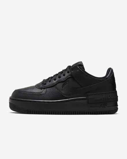 Zapatillas Nike Air Force 1 Shadow Mujer Negras | QFPIO-8694