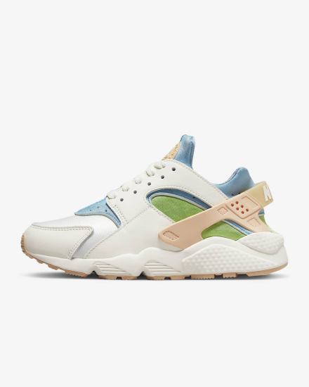 Zapatillas Nike Air Huarache Mujer Azules Verde Naranjas | ANTKW-4586
