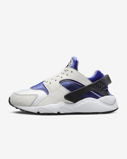 Zapatillas Nike Air Huarache Mujer Blancas Azul Real Azules Negras | RUIMT-4536