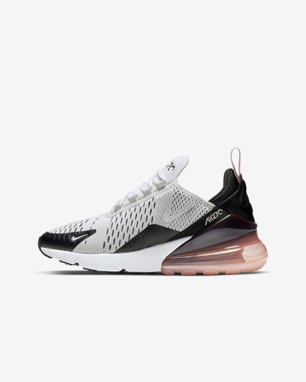 Zapatillas Nike Air Max 270 Kids Niño Plateadas Negras Coral Blancas | DPHTQ-7582
