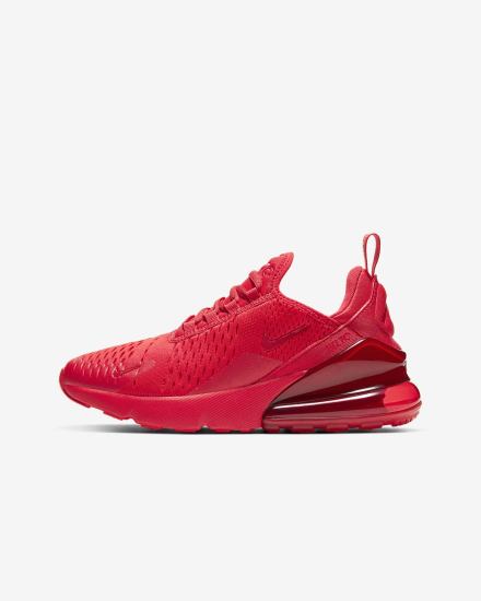 Zapatillas Nike Air Max 270 Kids Niño Rojas Negras Rojas | SVAHF-1367