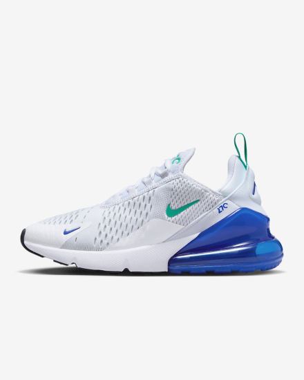 Zapatillas Nike Air Max 270 Mujer Blancas Negras Verde | UXOIZ-1825