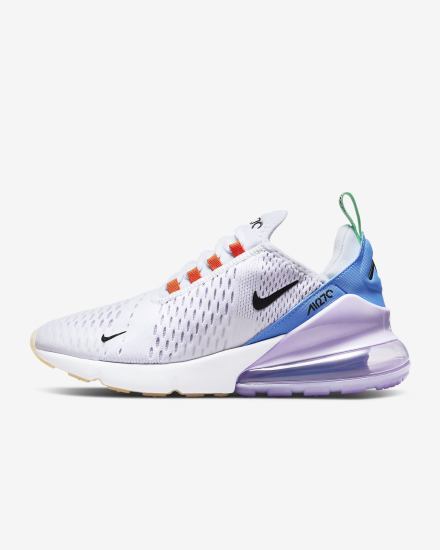 Zapatillas Nike Air Max 270 Mujer Blancas Naranjas Verde Negras | VZIUF-1432