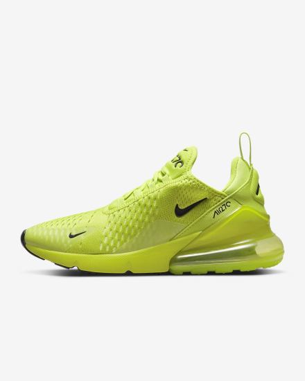 Zapatillas Nike Air Max 270 Mujer Verde Limón Claro Negras | SFBLI-3790