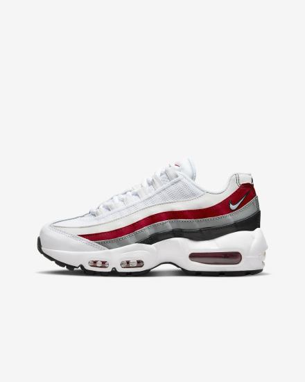Zapatillas Nike Air Max 95 Recraft Kids Niña Negras Rojas Gris Blancas | AWIMP-3465