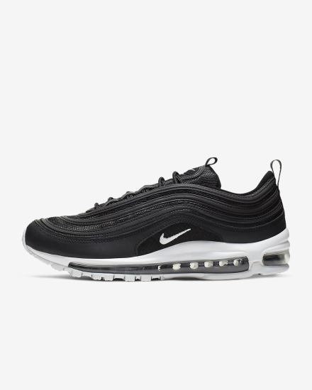Zapatillas Nike Air Max 97 Hombre Negras Blancas | GQDSU-2587