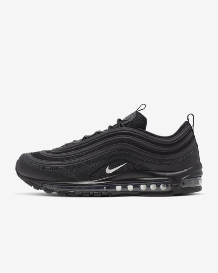 Zapatillas Nike Air Max 97 Hombre Negras Gris Oscuro Blancas | VYTMQ-6297