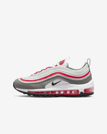 Zapatillas Nike Air Max 97 Kids Niña Blancas Azules Gris Plateadas Negras | JYGVL-5809