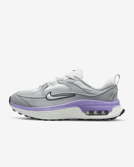 Zapatillas Nike Air Max Bliss Mujer Negras Moradas Metal Plateadas | FKDUX-1627