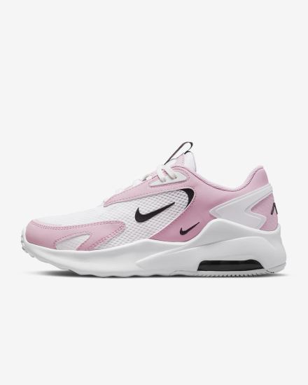Zapatillas Nike Air Max Bolt Mujer Blancas Rosas Claro Negras | FYENM-6895