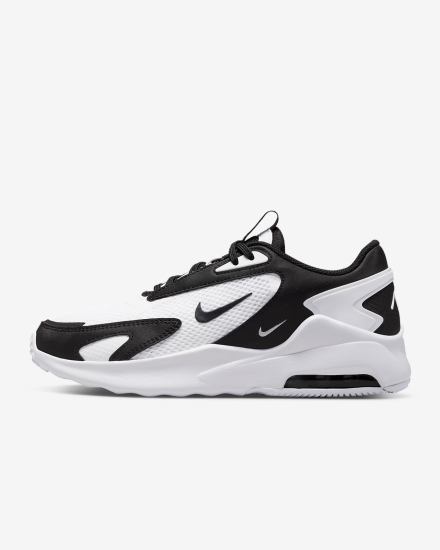 Zapatillas Nike Air Max Bolt Mujer Blancas Negras | HLPIS-9152