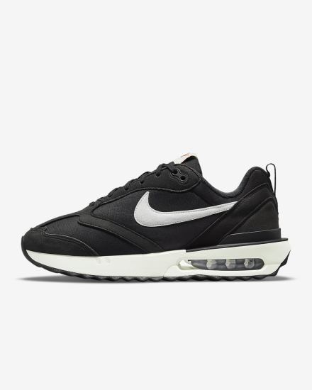 Zapatillas Nike Air Max Dawn Mujer Negras Metal Plateadas Naranjas Blancas | HOTXI-9304