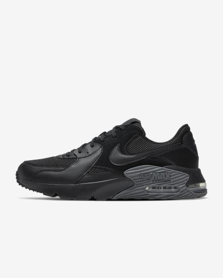 Zapatillas Nike Air Max Excee Hombre Negras Gris Oscuro Negras | GCSUW-1946